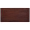 vidaXL Coffee Table Classical Brown 100x50x30 cm Solid Mahogany Wood