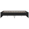 vidaXL Bed Frame without Mattress Black 120x190 cm Small Double