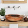 vidaXL Basin Solid Teak 45 cm