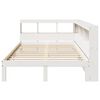 vidaXL Bookcase Bed without Mattress White 120x200 cm Solid Wood Pine