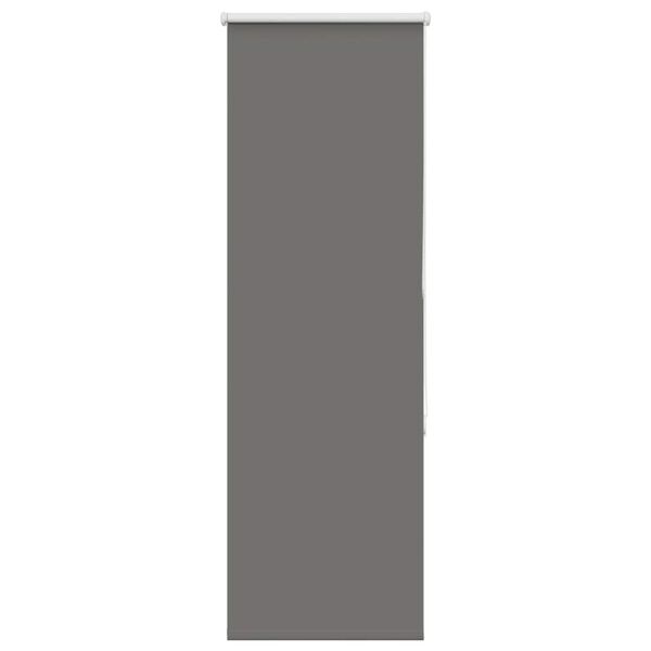vidaXL Roller Blind Blackout Grey 40x150 cm Fabric Width 35.7 cm Polyester