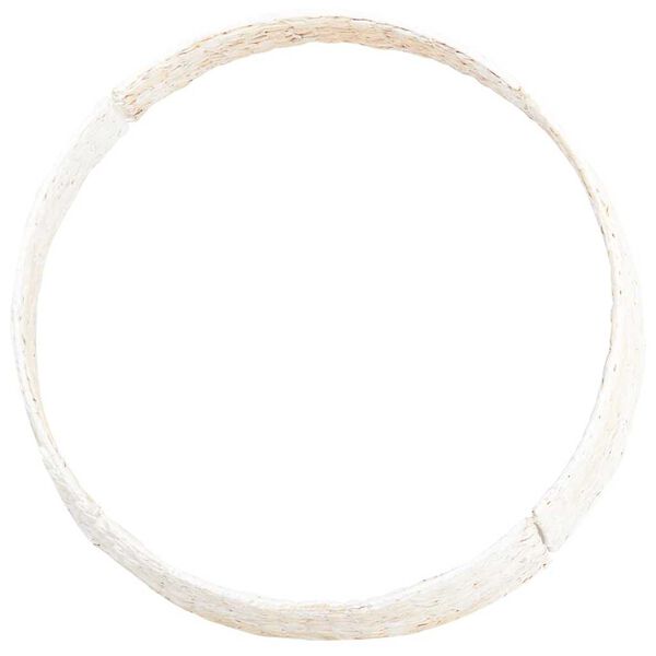 vidaXL Christmas Tree Collar White 105 x 105 x 28 cm Water hyacinth