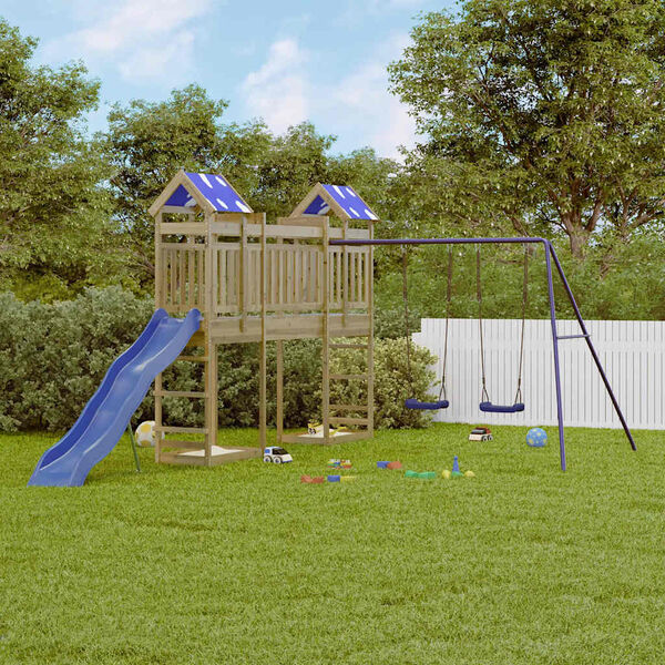 vidaXL Outdoor Playset Impregnated Wood Pine