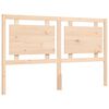vidaXL Bed Frame without Mattress King Size Solid Wood Pine
