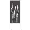 vidaXL Garden Privacy Screen Black 50 x 140 cm Cold-rolled steel