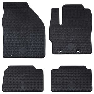 vidaXL Car Mat 4 pcs Black suitable for Toyota YARIS 2020- Rubber