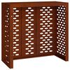 vidaXL Air Conditioner Cover Rusty 110 x 50 x 105 cm Weathering Steel