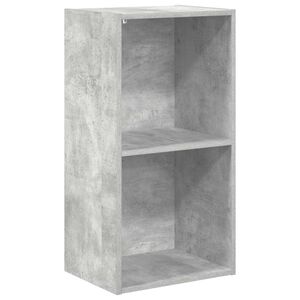 vidaXL Bookcase Concrete Grey 40x30x76,5 cm Engineered Wood