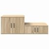 vidaXL Storage Cabinet 2 pcs Sonoma Oak 127 x 41 x 40 cm
