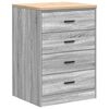 vidaXL Garage Cabinets 6 pcs Grey Sonoma Engineered Wood