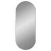 vidaXL Wall Mirror Silver 60x25 cm Oval