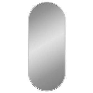 vidaXL Wall Mirror Silver 60x25 cm Oval