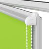 vidaXL Roller Blind Blackout Leaves Green 100x210 cm Fabric Width 95.7 cm Polyester