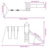 vidaXL Outdoor Playset Impregnated Wood Pine
