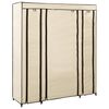 vidaXL Cabinet | Cream | Non-woven fabric | 150 x 45 x 176 cm | Collapsible