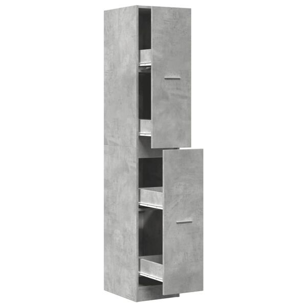 vidaXL Apothecary Cabinet&nbsp;Concrete Grey 30x41x174.5 cm Engineered Wood