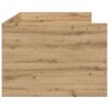 vidaXL Daybed Frame with Drawers with Drawer Artisan oak 90 x 190 cm