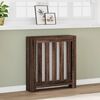 vidaXL Radiator Cover Brown Oak 78 x 20 x 82 cm Engineered Wood