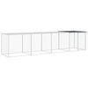 vidaXL Chicken Cage with Roof Anthracite 403x98x90 cm Galvanised Steel