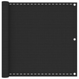 vidaXL Balcony Screen Anthracite 90x300 cm HDPE