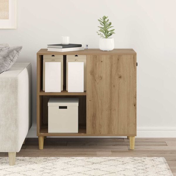 vidaXL Cat House Artisian Oak 72 x 42.5 x 70 cm Engineered Wood