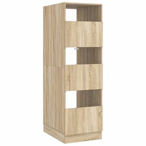 vidaXL Laundry Cabinet Sonoma 50 x 68 x 162 cm Engineered wood