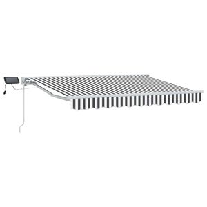 vidaXL Anthracite and White 2.5 x 2 m Polyester with PU coating