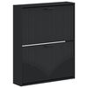 vidaXL Wall-Mounted Shoe Cabinet HOORN 71 x 17 x 86 cm Engineered Wood