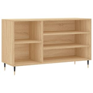 vidaXL Shoe Cabinet Sonoma Oak 102x36x60 cm Engineered Wood
