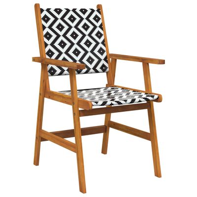 vidaXL Garden Chairs 8 pcs Solid Acacia Wood