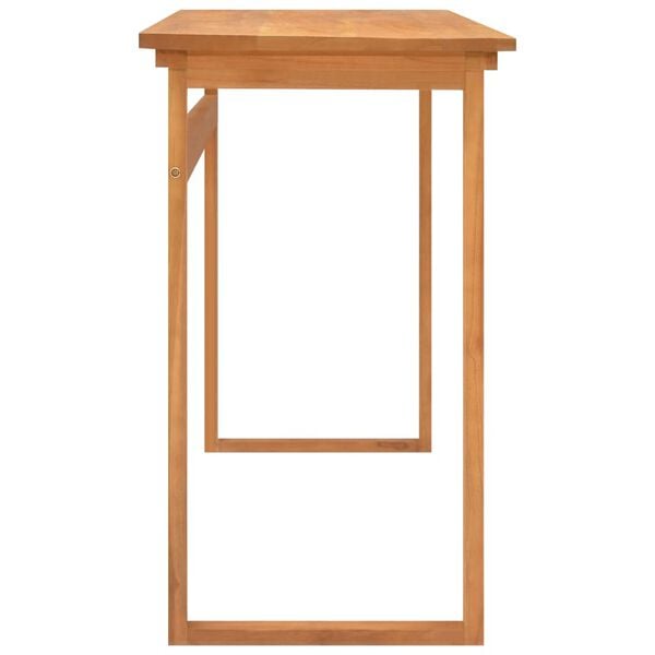 vidaXL Desk 120x45x75 cm Solid Wood Teak