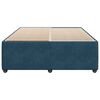 vidaXL Bed Frame without Mattress Blue 140x200 cm Velvet