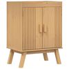 vidaXL Bathroom Furniture Set with Drawer 4 pcs Brown Solid Pine wood