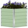 vidaXL Planter Pastel Green 129 x 129 x75 cm Steel
