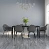 vidaXL Dining Chairs 6 pcs Grey PP