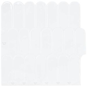 vidaXL Feather Tile 20 pcs White 30 x 30 cm Polyurethane and PET