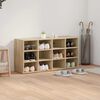 vidaXL Shoe Cabinet Sonoma Oak 103 x 30 x 51 cm Engineered Wood