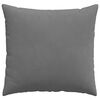 vidaXL Sofa Pillows 2 pcs Dark Grey 45 x 45 cm Fabric