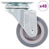vidaXL 48 pcs Swivel Casters 50 mm