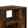 vidaXL Wall-mounted Bedside Cabinet Smoked Oak 40x31x39.5 cm