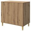 vidaXL Cat House Artisian Oak 72 x 42.5 x 70 cm Engineered Wood