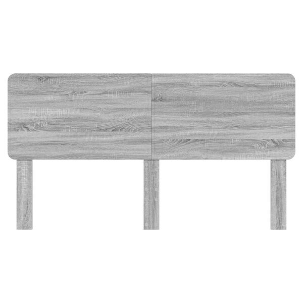 vidaXL Headboard Grey Sonoma 200 cm Engineered wood
