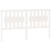 vidaXL Bed Headboard White 155.5x4x100 cm Solid Wood Pine