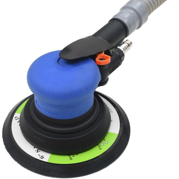 vidaXL 4 Piece Self-Vacuuming Air Orbital Sander 150 mm