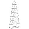 vidaXL Metal Christmas Tree with Classic Stand KUOPIO 180 cm Steel