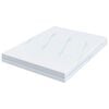 vidaXL Mattress White 160 x 200 cm Foam