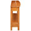 vidaXL Console Table Natural 115 x 32 x 76 cm Solid Mahogany Wood