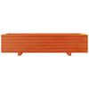 vidaXL Garden Planter Wax Brown 110x40x26.5 cm Solid Wood Pine