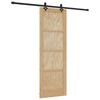 vidaXL Sliding Door ORKDAL 73.5 x 211 cm Solid Pine Wood Natural