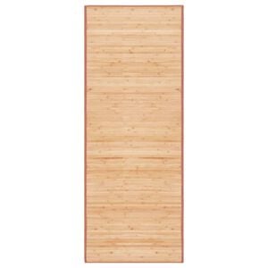 vidaXL Rug Bamboo 80x200 cm Brown